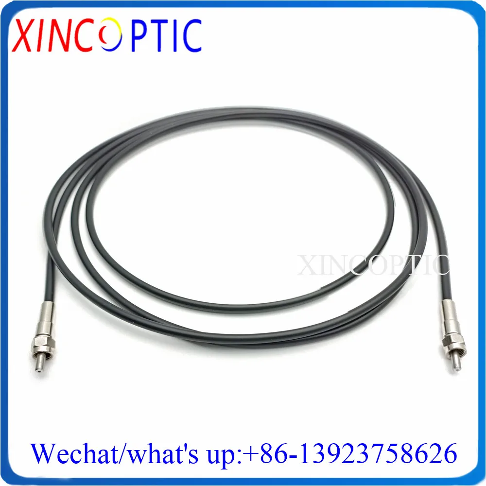 SMA905-SMA905 Metal Ferrule Single Mode Simplex 1M 980/1000um SMA-FC/ST Plastic Fiber Optical Patch Cord Cable |