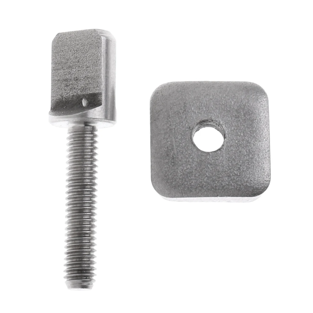 

Stainless Steel Standup Paddle Body Board Longboard Surfboard Stand-up Paddleboard Fin Screw & Plate Surfboard Fin Screw Plate
