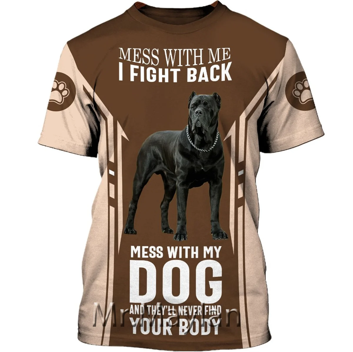 

Футболка с 3D-принтом Canecorso, Спортивная футболка с короткими рукавами, модная уличная одежда, топы большого размера в стиле Харадзюку, 5XL-16