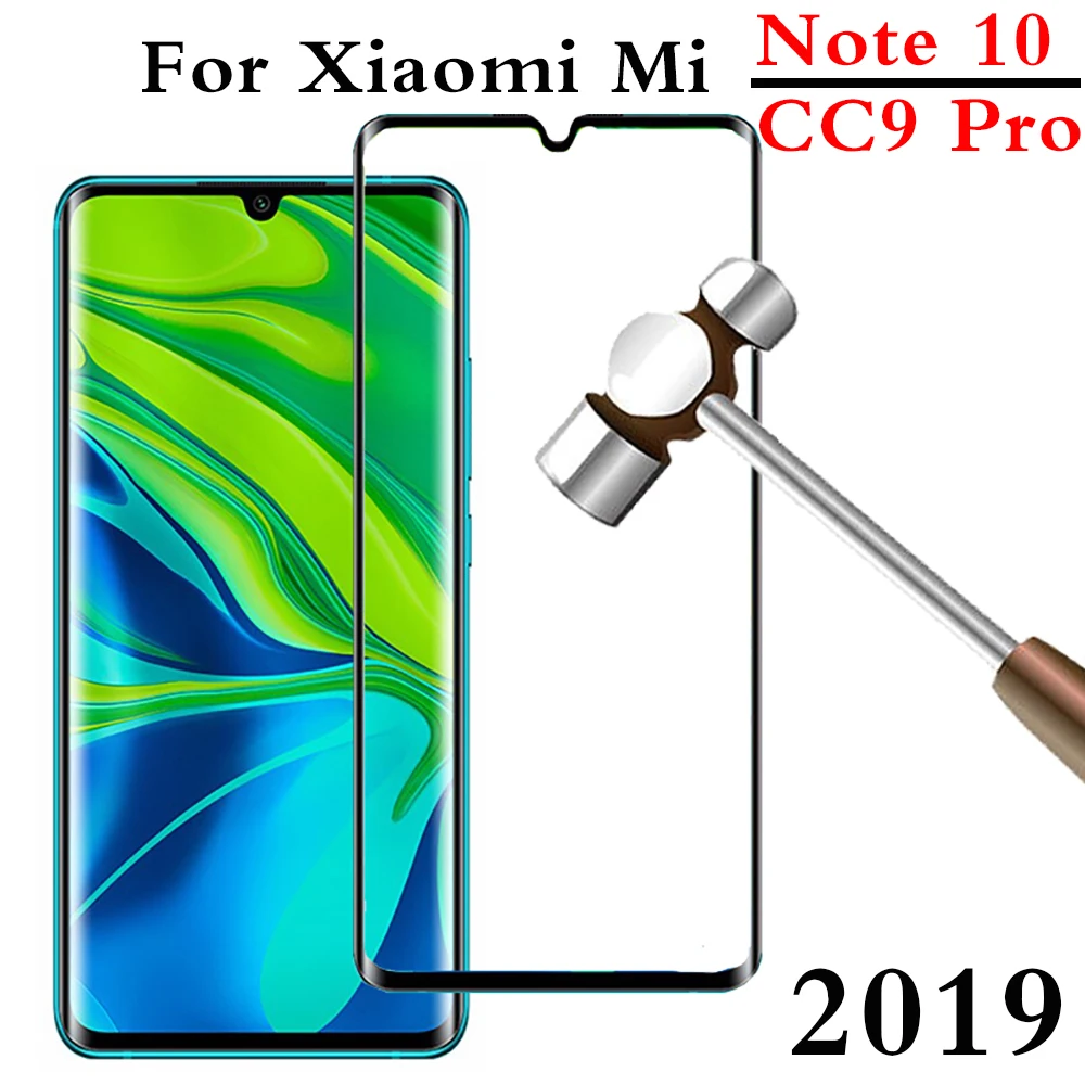 Подлинное закаленное стекло для Xiaomi mi Note 10 Note10 чехол Защитный Glas на Xiao CC9 Pro CC9Pro Coque