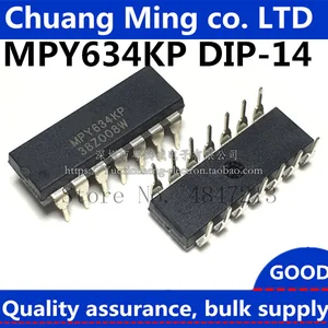 Free Shipping 2pcs/lots MPY634 MPY634KP MPY634K DIP DIP-14 four image analog multiplier chip