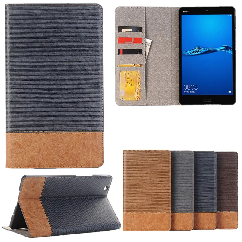 Чехол для huawei MediaPad M3 8,4 BTV-W09 BTV-DL09 8," дюймовый бизнес кожаный флип планшет стенд защитный чехол/карта Солт+ подарок