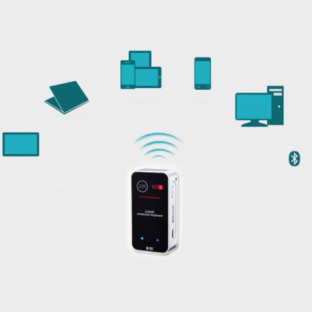 Новая Bluetooth Лазерная беспроводная клавиатура виртуальная проекция портативная
