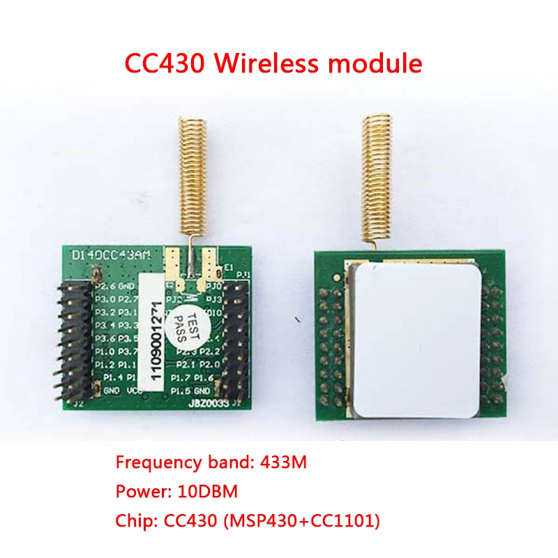 

Diy CC430 wireless module CC430F5135 development MSP430+CC1101 communication 433M CC430F5137