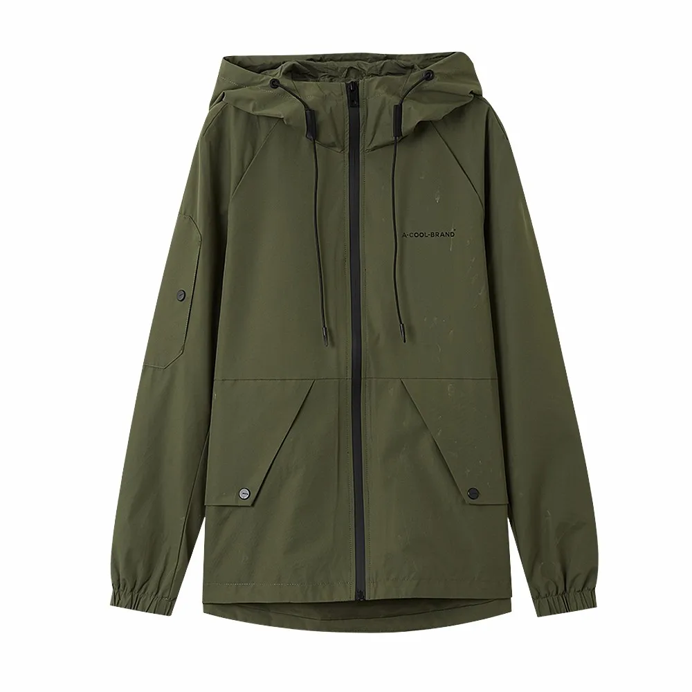 Metersbonwe Men's Casual Hooded Jackets Male Fashion Solid Color Sports Jacket Men Baseball Light Streetwear Tops | Мужская одежда