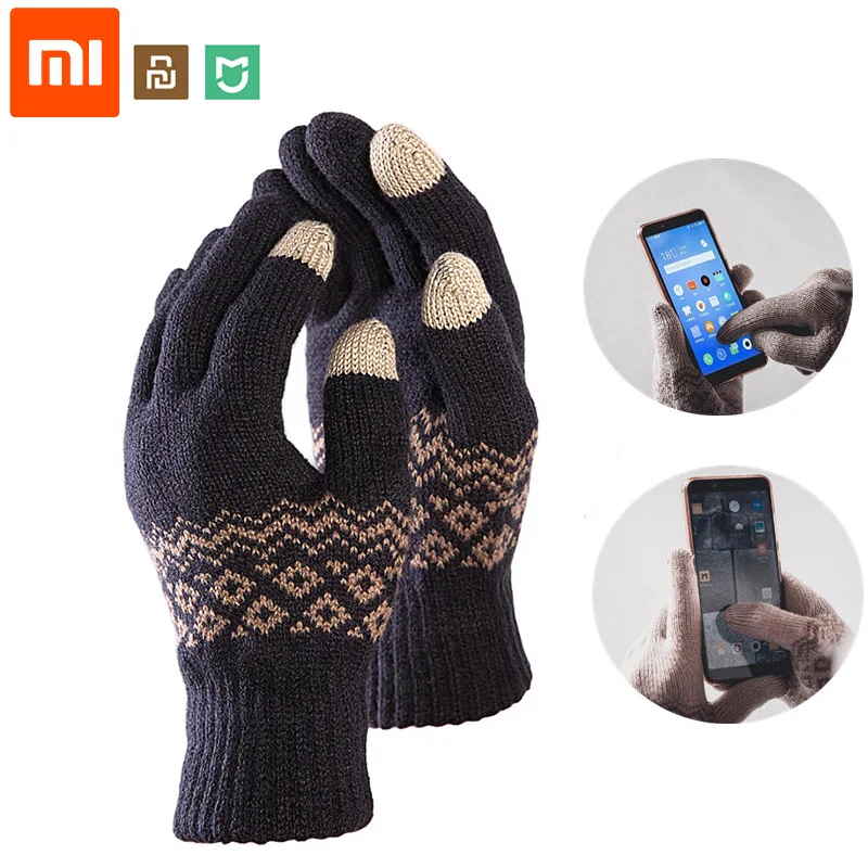 Женские и мужские перчатки с сенсорным экраном Xiaomi Youpin FO теплые эластичные