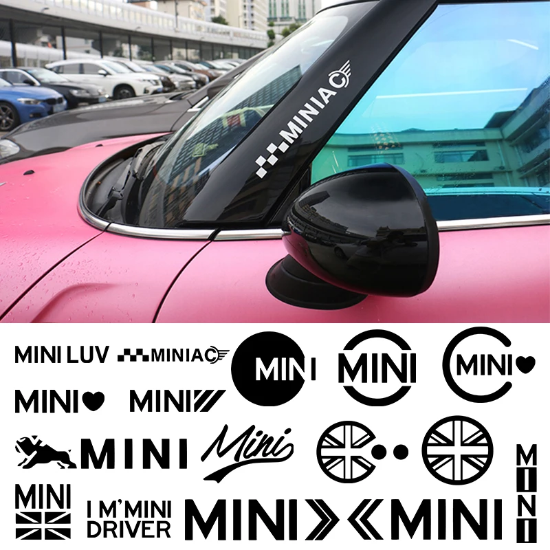 

Car Styling Union Jack Decal Sticker Window Door Body Side Stickers Decor For Mini Cooper S One JCW F54 F55 F56 R55 R56 R60 R61
