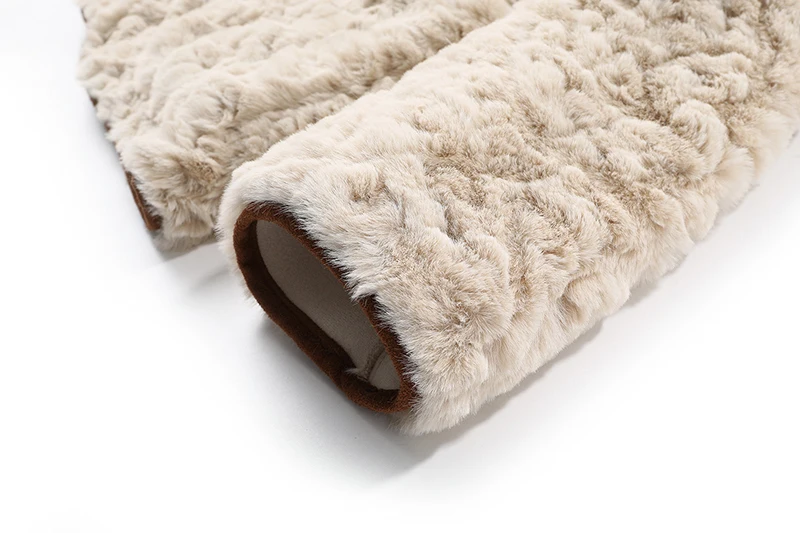 

Fit Lambswool Loose Horn Button Big Size Jacket New Lapel Long Sleeve Women Coat Fashion Tide Autumn Winter 2021 1DD3849