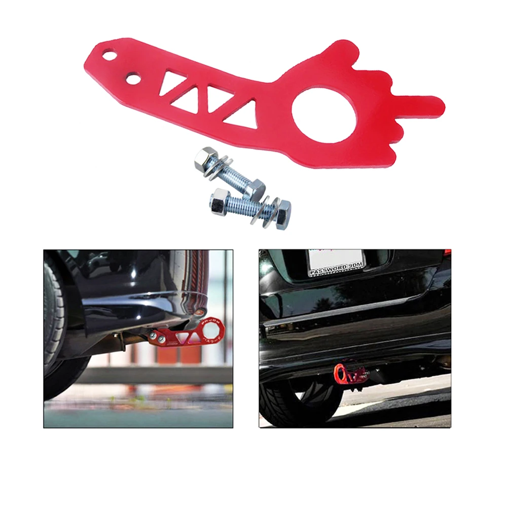 Универсальный Гоночный буксировочный крючок JDM из алюминиевого сплава для