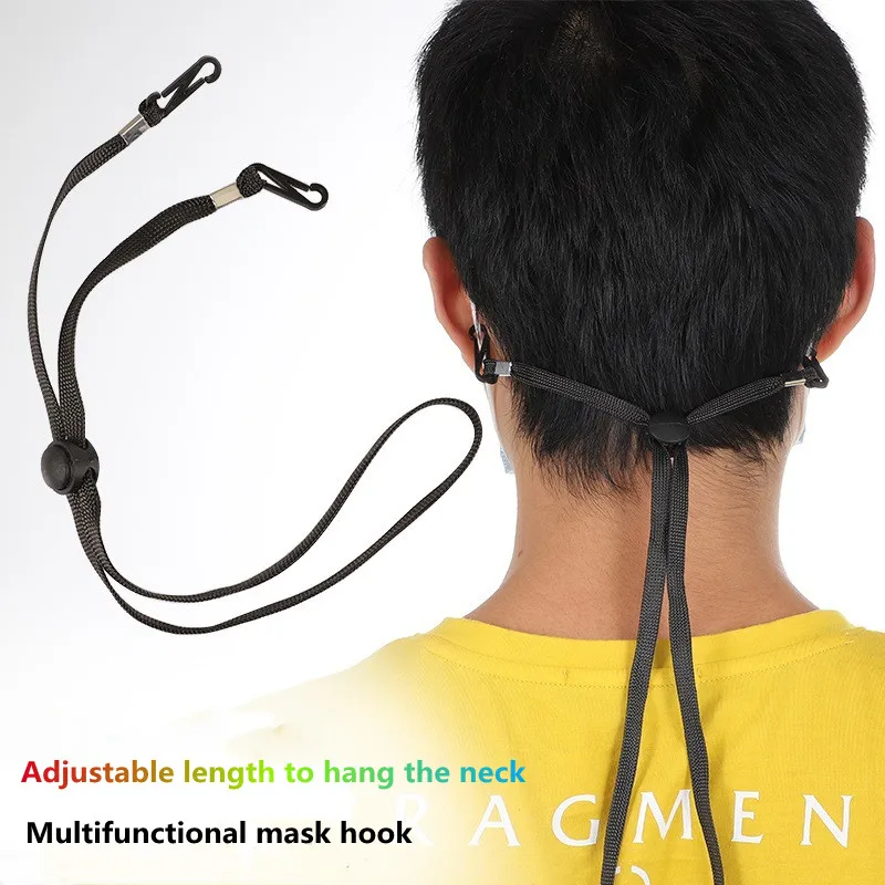 

Adjustment Buckle Mask Extender Anti-tightening Ear Protector Holder Mask Ear Rope Extenders Black Plastic Buckle