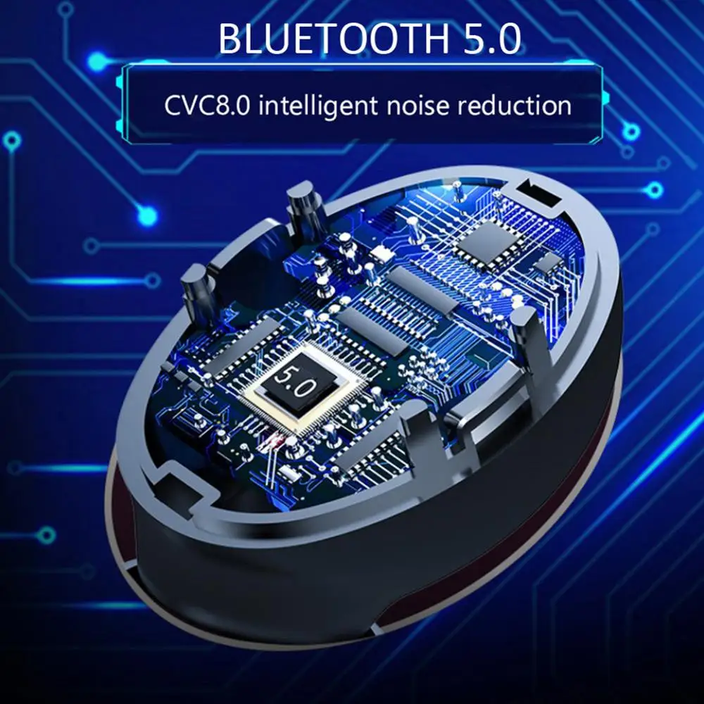 Наушники вкладыши TWS с Беспроводной наушники Bluetooth 5 0 Мощность Дисплей сенсорный