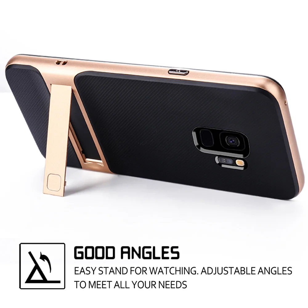 Защитный чехол на Samsung Galaxy S8 S9 S10 Plus 5G для телефона S 8 9 10 e Slim S10e 10S 10e Kickstand лучший