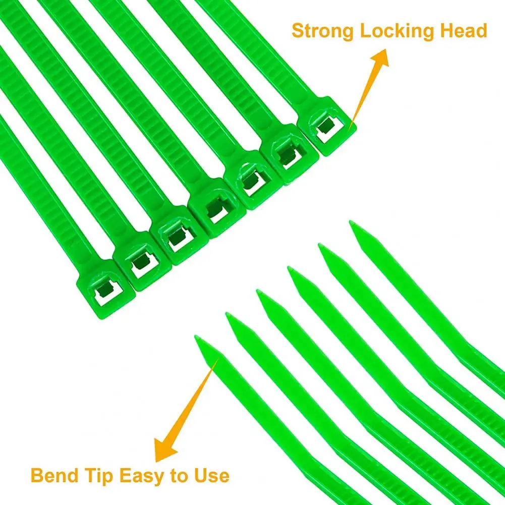 

Wholesale 50Pcs Twist Ties Adjustable Self-locking Plastic Garden Flower Wires Set for Plants