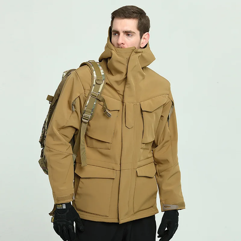 2019 армейские вентиляторы Свободное пальто мужские зимние походные куртки