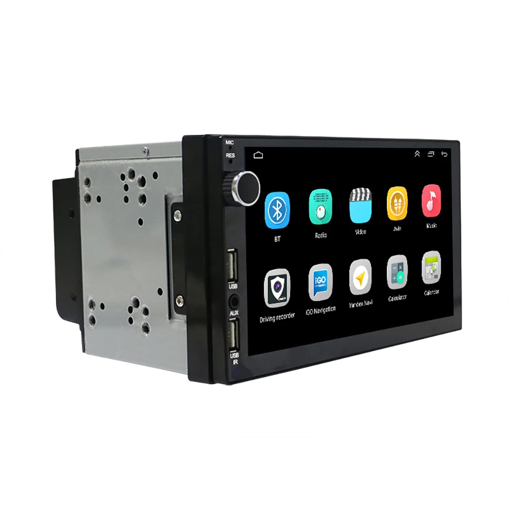 Автомобильный стерео MP5 плеер 7 дюймов Android 9 0 Bluetooth WiFi GPS RDS FM 1 Гб + 16 автомобильный