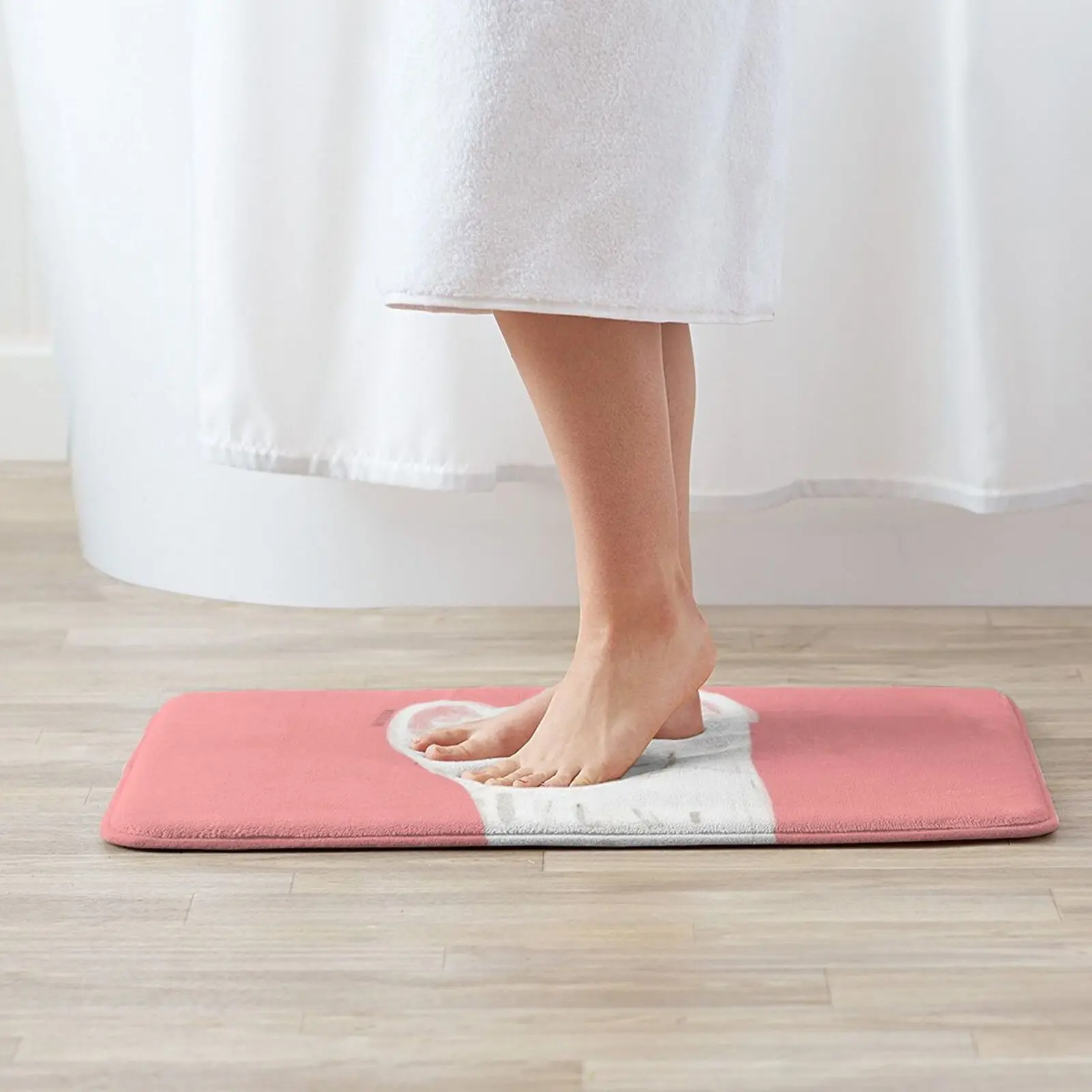 Озорная стойка (Mustela Erminea) Детали коврик Мягкий Нескользящий розовый Belettelepink Stoat