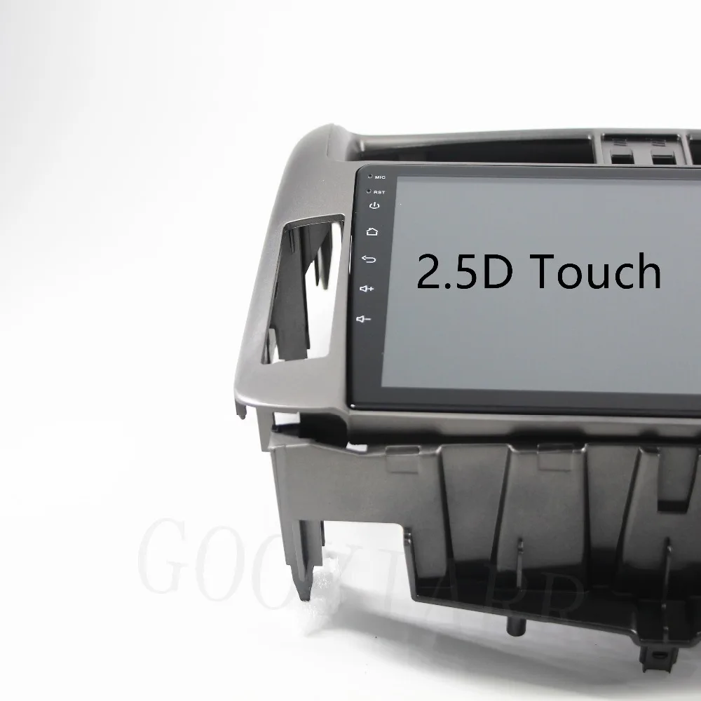 Автомагнитола 9 дюймов 2.5D с сенсорным экраном Android навигацией мультимедийным