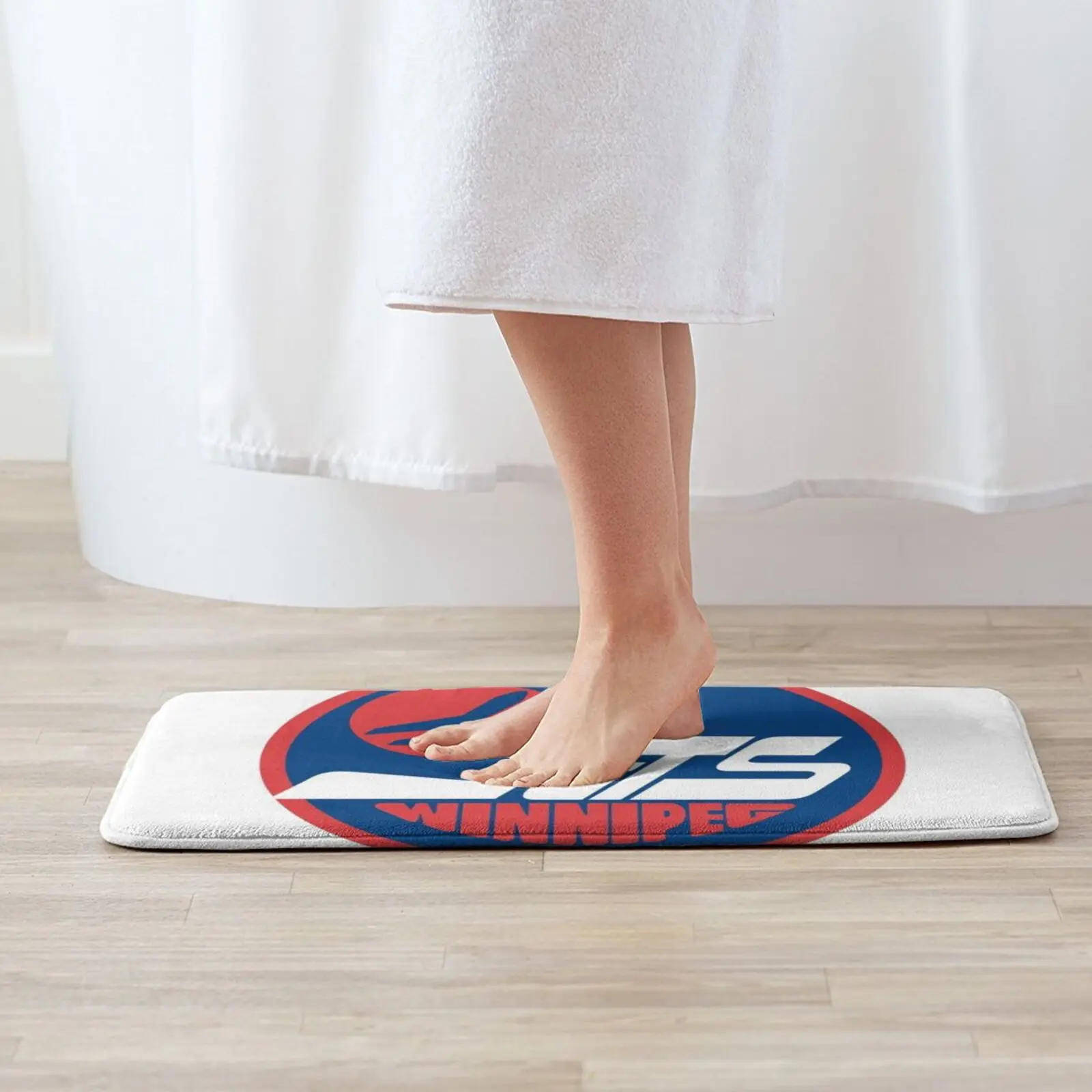 Коврик противоскользящий с логотипом старой школы мягкий домашний для спорта и