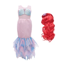 baby girls mermaid clothes ariel kids dresses princess cosplay halloween christmas costume