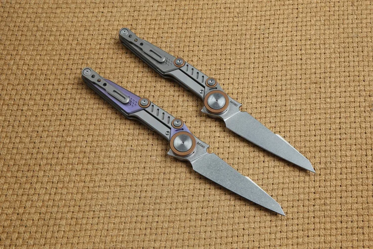 Складной нож NOC M390 с титановой ручкой складной MRBS шариковым подшипником для