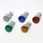 10 шт. DIY Мини цифровой вольтметр 22 мм круглые переменного тока 12-500V Напряжение TDS метр тестер мониторы Мощность СВЕТОДИОДНЫЙ Индикатор Контрольная лампа светильник Дисплей