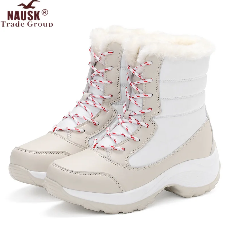 Женские ботинки водонепроницаемая зимняя обувь женские зимние сохраняющие