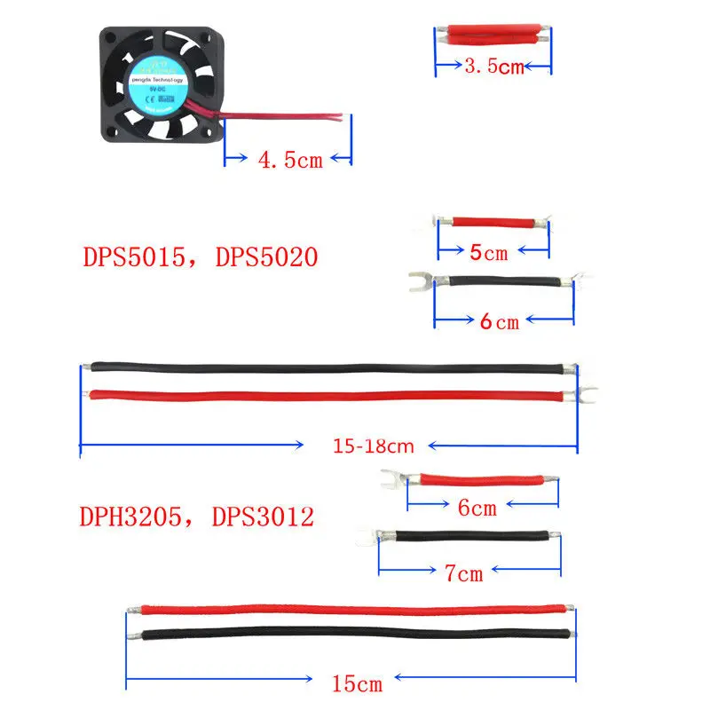 1 комплект ЖК-цифрового программируемого модуля питания корпуса для DP50V5A DPS5020 DPS5015