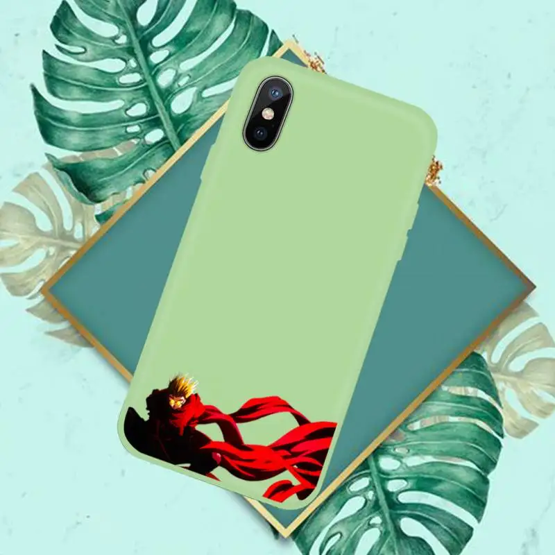 

TriGun Stampede Wolfwood Phone Case Green Candy Color for iPhone 11 12 mini pro XS MAX 8 7 6 6S Plus X SE 2020 XR