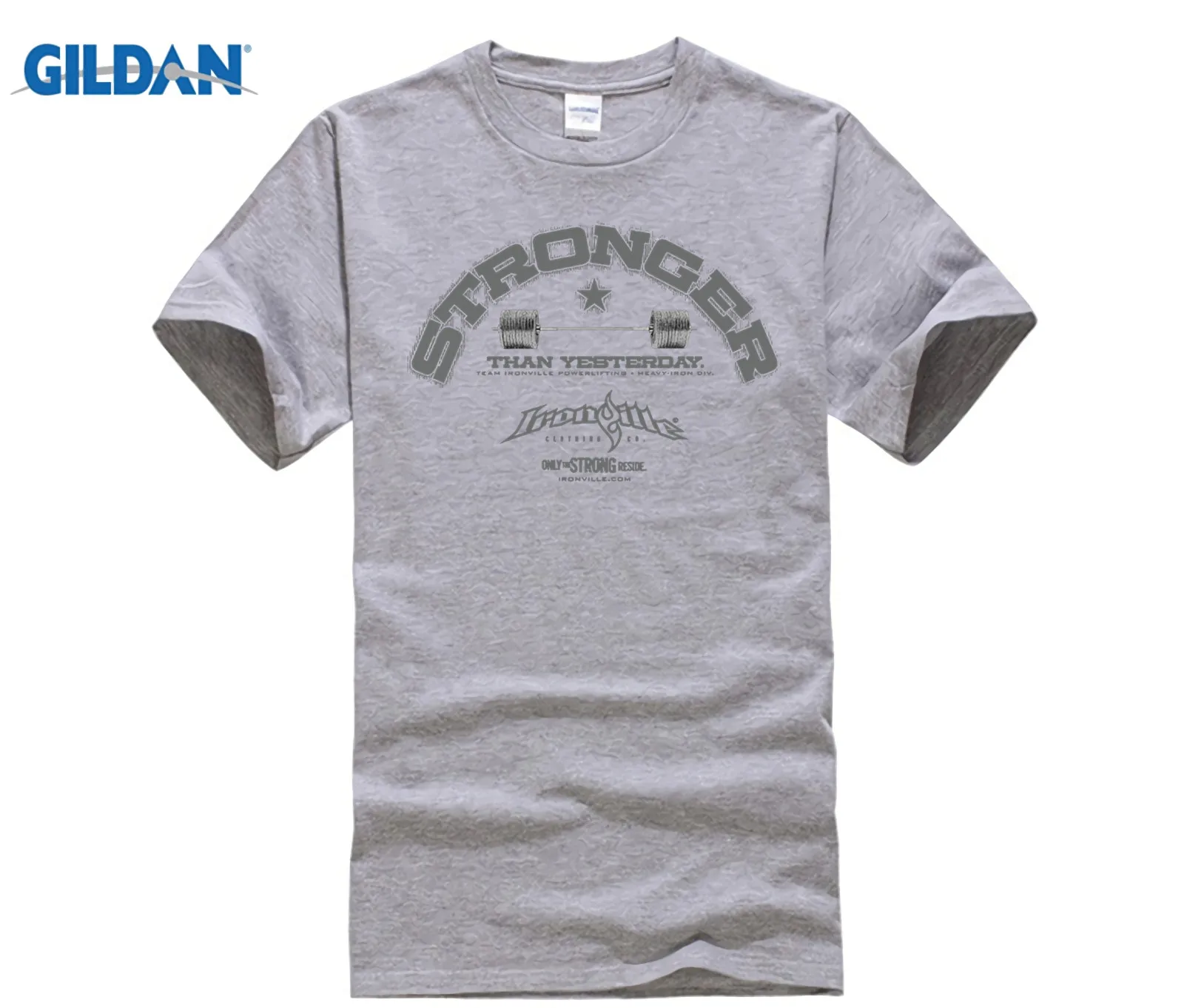 Горячие предложения предхлопчатобумажная футболка для мужчин ironwill прочнее чем
