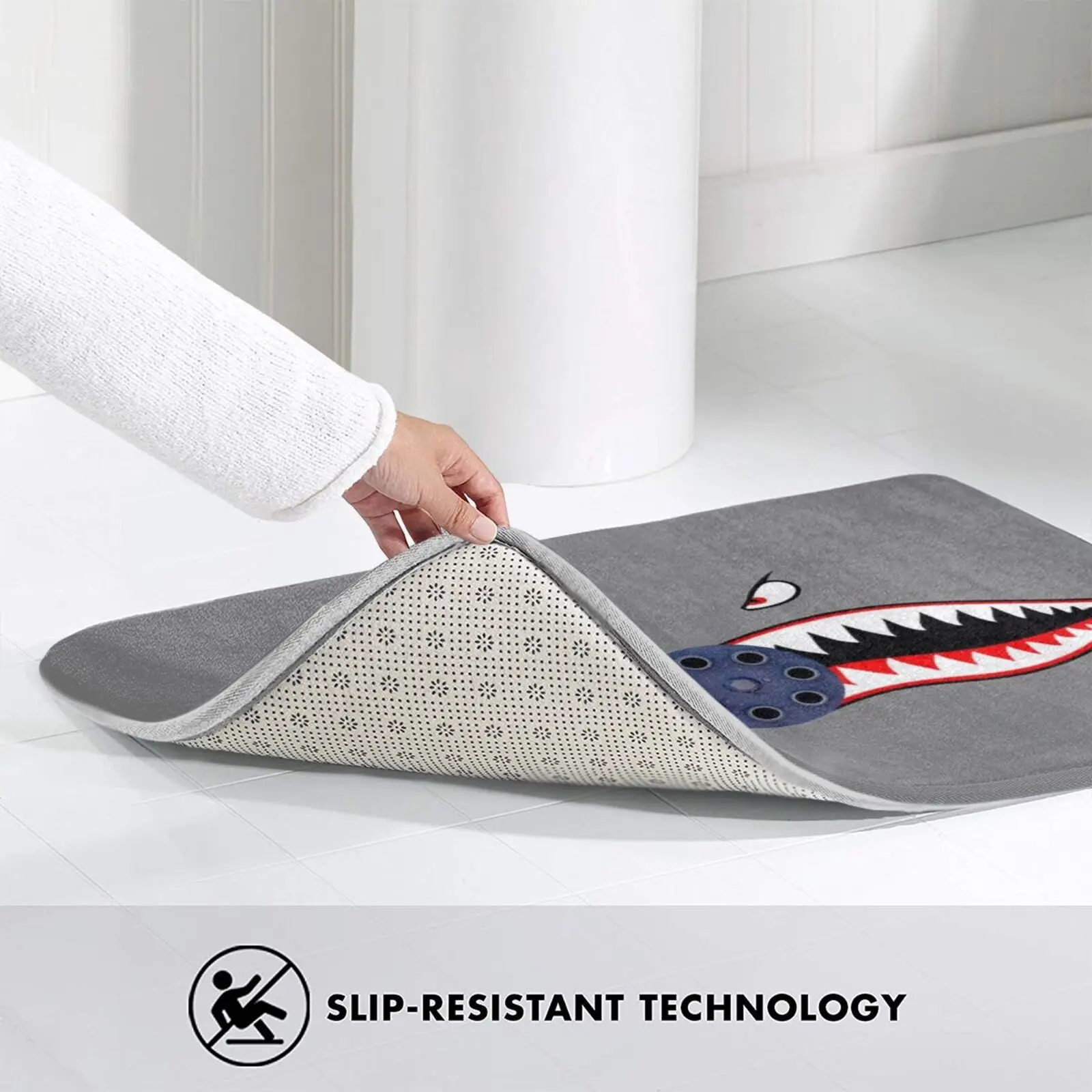 

A - 10 Warthog Nose Art Shark Mouth W / Gatling Gun Carpet Mat Rug Cushion Enigmaticone Nose Art Fighter Jets Planes A 10