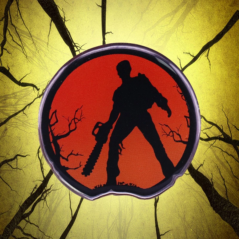 80s ужасов Демон Twilight бензопила Зловещие мертвецы булавки армии тьмы героя пепла