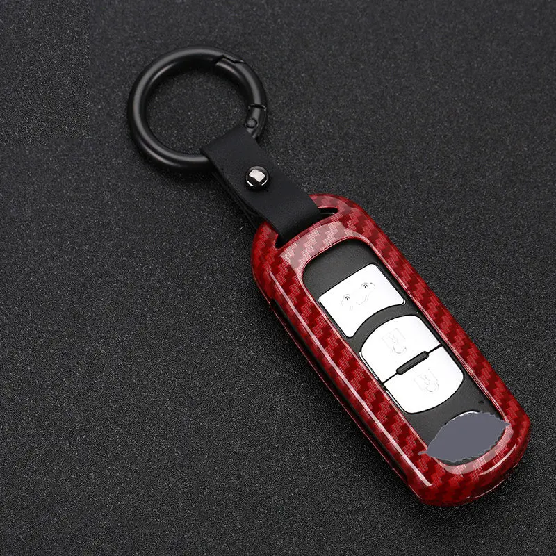 Дерево зерна звезда углеродная полоса чехол для дистанционного ключа от машины