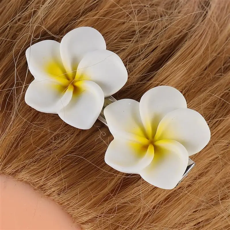 

10pcs Simulation Flower Hairpin Egg Flower Hairpin Women Hair Accessory