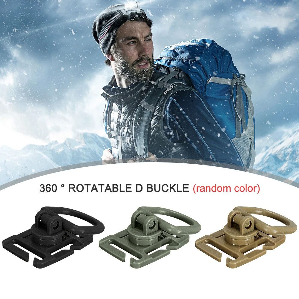 

Рюкзак с пряжкой и D-образным кольцом, поворот на 360 градусов, карабин для повседневного использования