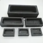 Графитовый тигель, квадратный графитовый литейный слиток для золота, серебра, меди