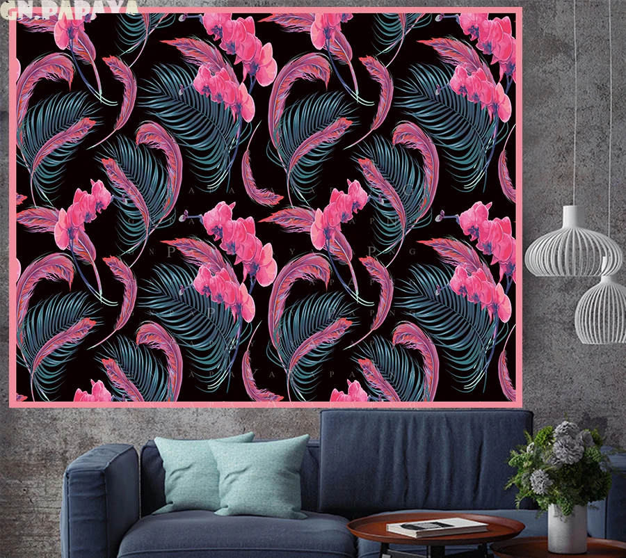 Индийская МАНДАЛА ГОБЕЛЕН настенный светильник розовый макраме цветочный пледы