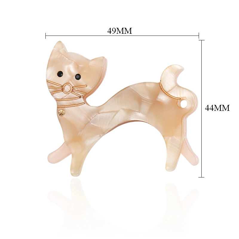MAIKALE Милые Акриловые броши кошки для женщин брошь в виде собаки животного булавки