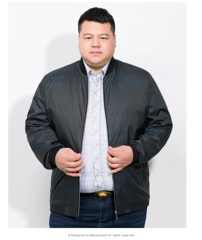 Куртка мужская Тонкая Брендовая верхняя одежда пальто осень 10XL 8XL 6XL 5XL 4XL весна |