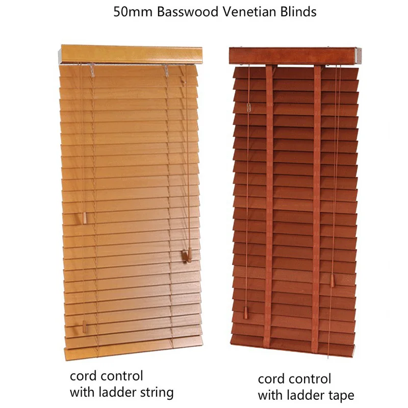 Венецианские жалюзи из липы образцы с маленького размера деревянные на окна