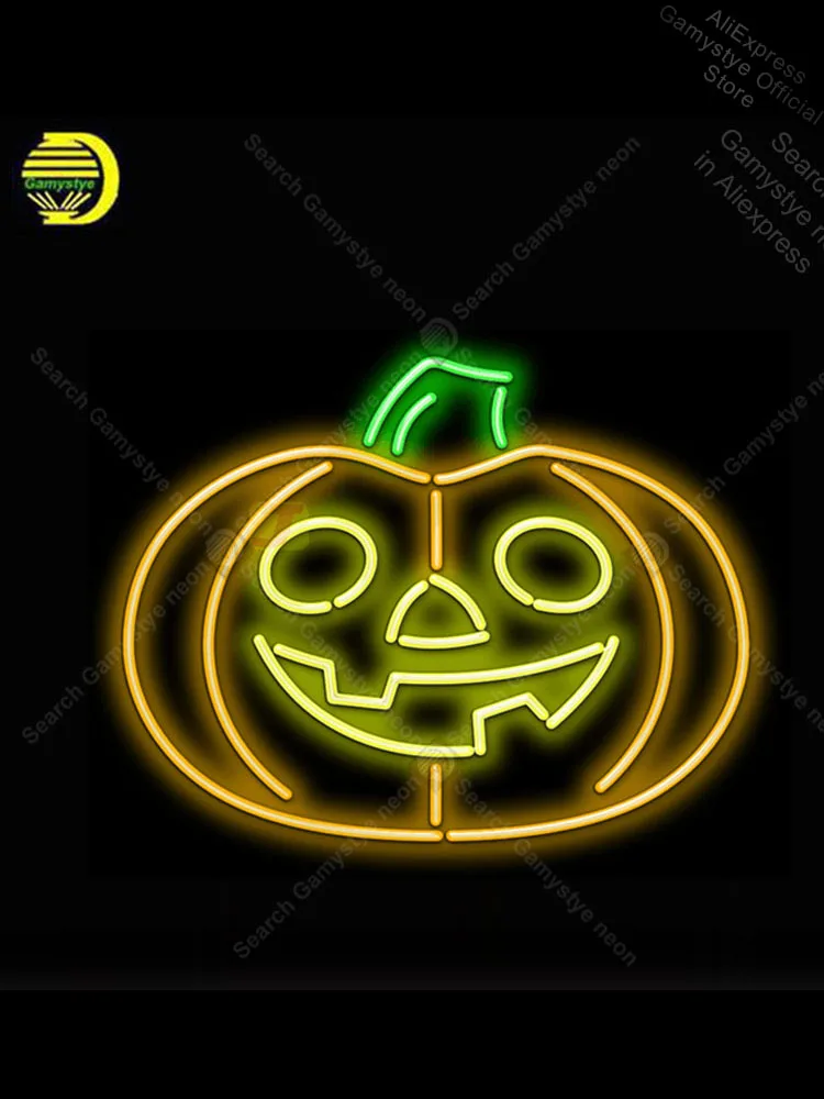 

Neon sign Jack O Lantern Neon Light Sign Neon Bulb Sign Decor Store Neon Lamparas De Neon Store Wall Displays Fairy lights Lamp