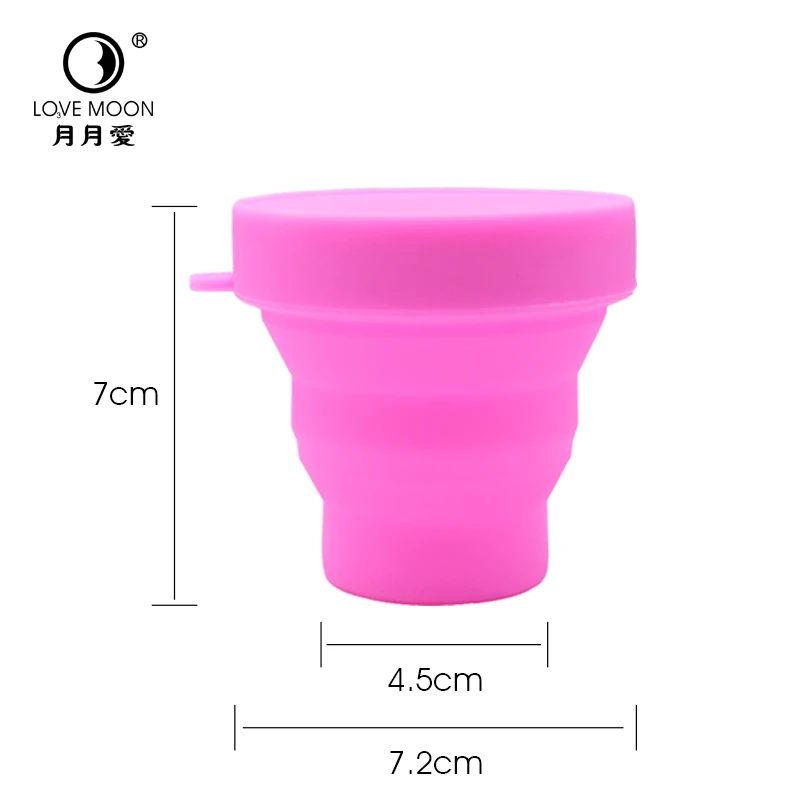 

Women Menstrual Period Medical Grade Silicone Material Disinfection Cup Collapsible High Temperature Resistance Disinfection Cup