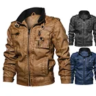 Мужское меховое пальто 7XL, кожаная куртка, флисовое мужское меховое пальто, Байкерская мотоциклетная куртка, толстая зимняя 2019, новая одежда