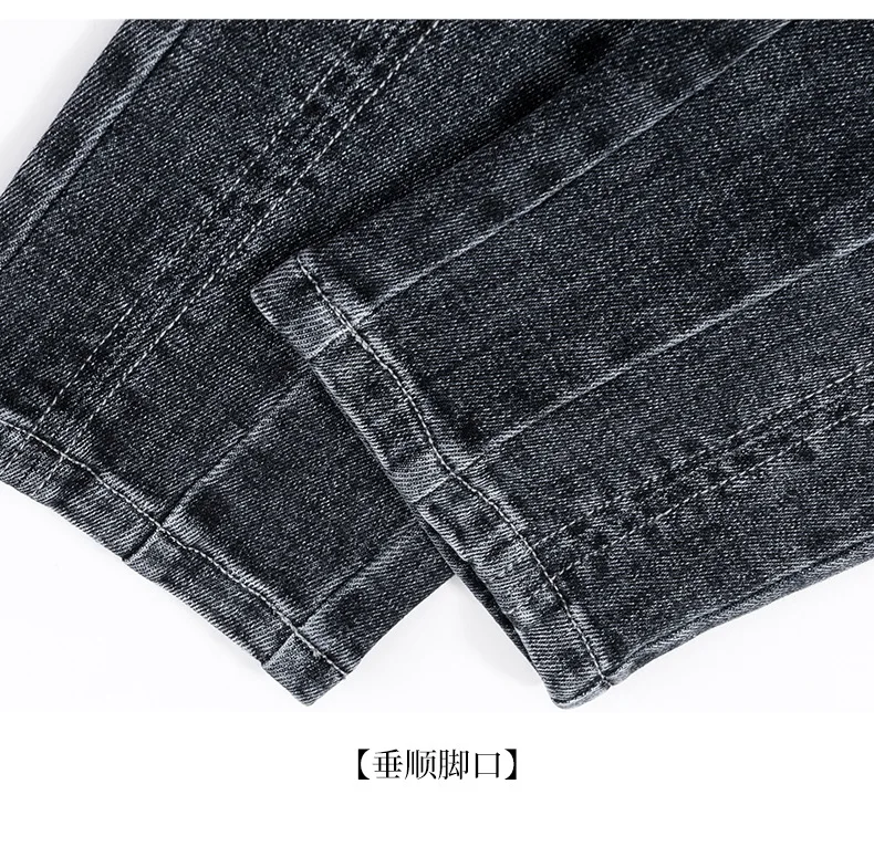 

Women Loose Casual Soft Comfortable Elastic High Waist Ankle-length Denim Harem Pants Female Jeans Trousers Plus Size 26-33