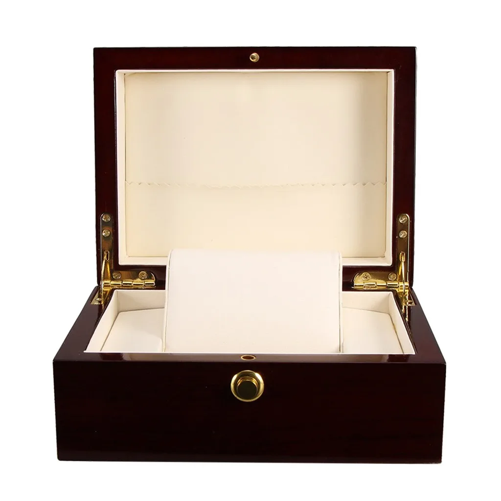 Деревянный чехол для часов ручной работы мужчин и женщин роскошная коробка