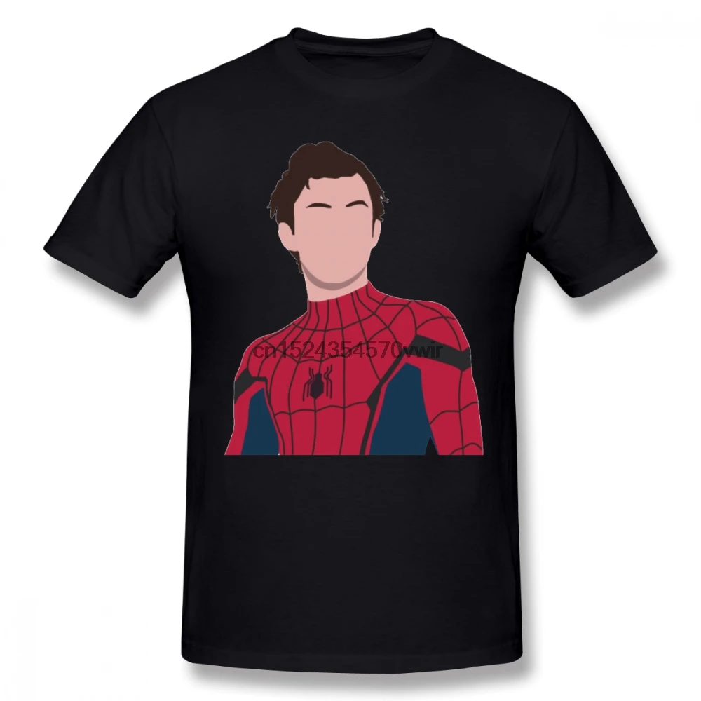 Том Холланд футболка том Питер Паркер забавная 6xl Футболка мужская хлопковая