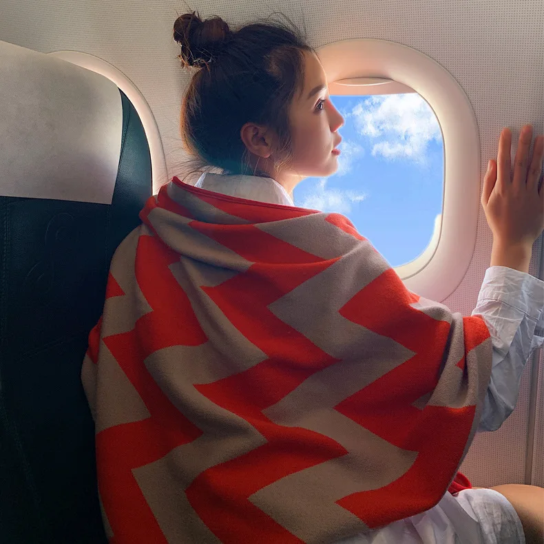 Модный женский шарф большого размера на осень и зиму плотная теплая кашемировая