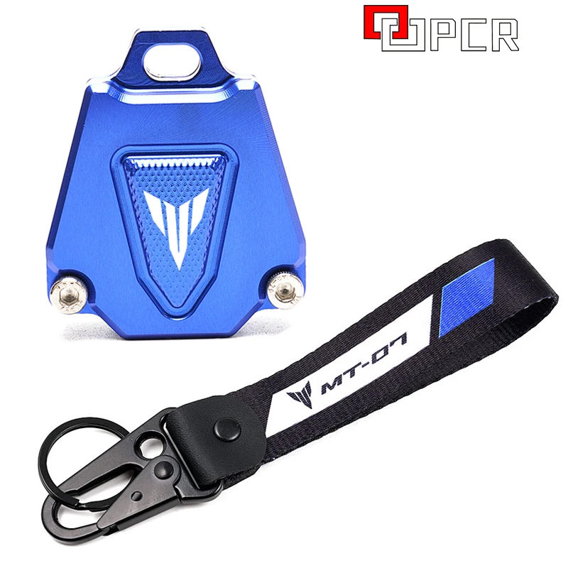 

For YAMAHA MT03 MT07 MT09 MT 03 07 09 2013-2022 Motorcycle Embroidery Badge Keyring Key Ring beltCase Cover Keychain