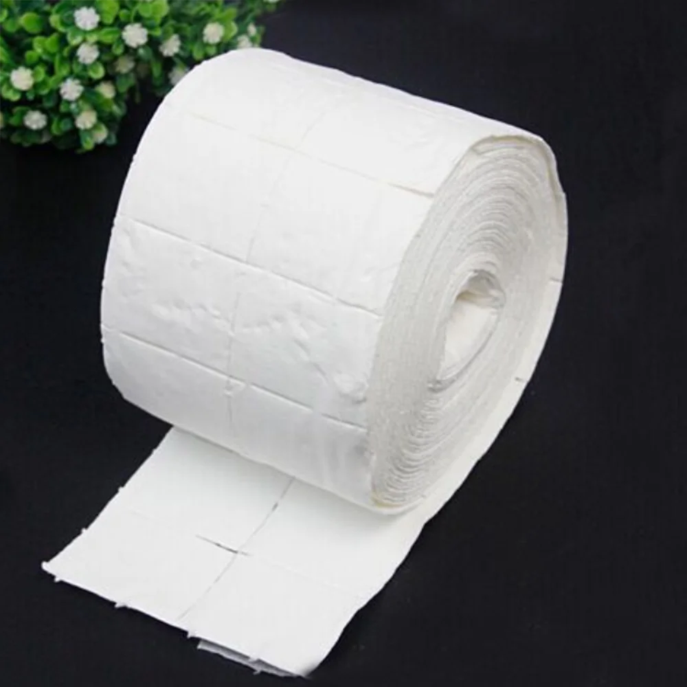 

2021 500pcs Soft Cotton Nail Wipes Gel Nail Polish Remover UV LED Gel Varnish Dust Cleaning Lint Free Nails Paper Pads Napkins