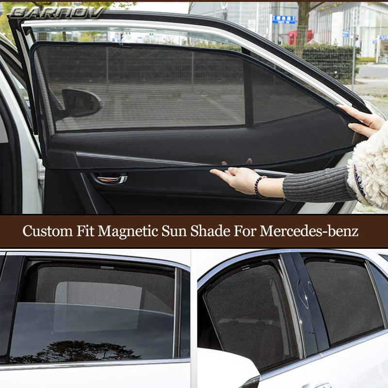 

For Mercedes-benz C-Class W202 W203 W204 W205 Avant / Magnetic Special Curtain Window SunShades Mesh Shade Blind Fully Covered