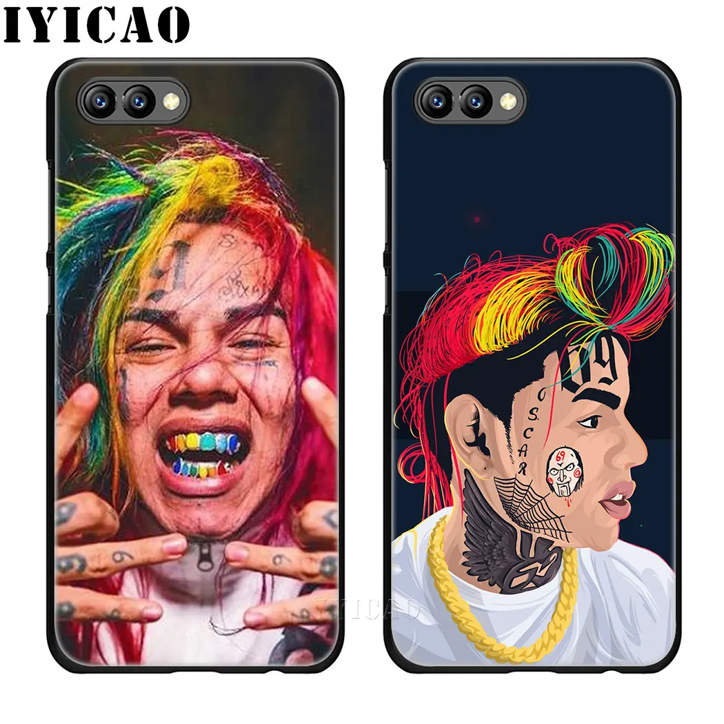 Мягкий силиконовый чехол IYICAO Rapper 69 6IX9INE для Huawei Honor view 20 9X Pro 10 9 8 Lite 8X 8C 7X 7C Note |